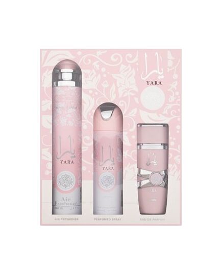 LATTAFA YARA DÁRKOVÁ SADA EDP 100 ML, DEOSPRAY 200 ML A BYTOVÁ VŮNĚ 300 ML