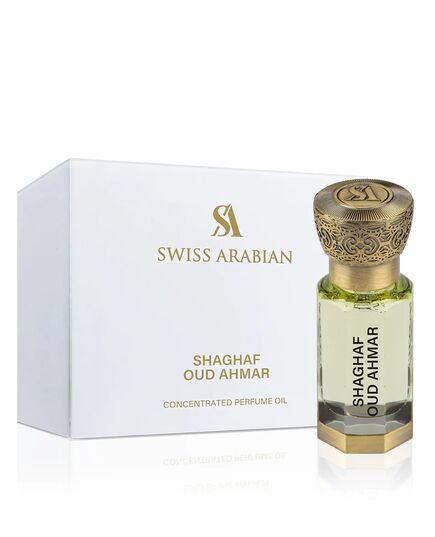 SWISS ARABIAN SHAGHAF OUD AHMAR CONCENTRATED PERFUMED OIL UNISEX 12 ML
