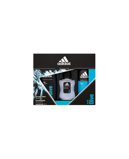 ADIDAS ICE DIVE GIFT SET EDT 50 ML, DEOSPRAY ICE DIVE 150 ML AND SHOWER GEL 250 ML ICE DIVE
