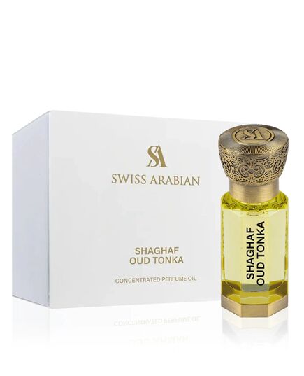 SWISS ARABIAN SHAGHAF OUD TONKA CONCENTRATED PERFUMED OIL UNISEX 12 ML