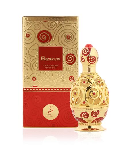 KHADLAJ HANEEN GOLD CONCENTRATED PERFUME OIL WITHOUT ALCOHOL