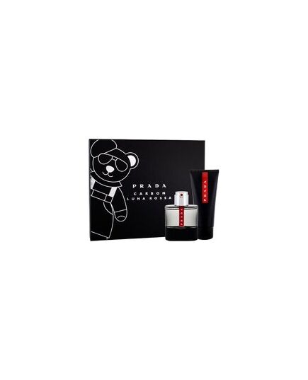 PRADA LUNA ROSSA CARBON EDT GIFT SET 50 ML AND LUNA ROSSA CARBON SHOWER GEL 100 ML