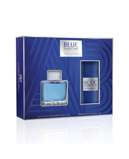 ANTONIO BANDERAS BLUE SEDUCTION FOR MEN SET EDT 100 ML + DEODORANT 150 ML