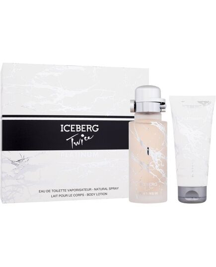 ICEBERG TWICE PLATINUM GIFT SET EDT 125 ML AND BODY LOTION 100 ML