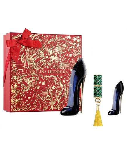CAROLINA HERRERA GOOD GIRL GIFT SET EDP 80 ML, MINIATURE EDP 7 ML A RTĚNKA 1 G