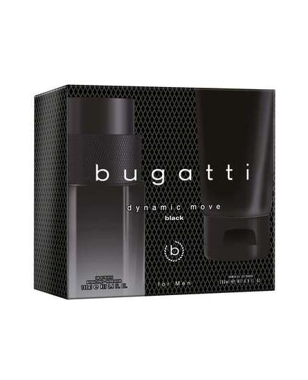 BUGATTI DYNAMIC MOVE BLACK GIFT SET EDT 100 ML A SHOWER GEL 200 ML