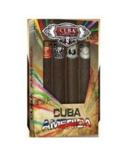 CUBA AMERICA CUBA CUBA BLACK GIFT SET EDT 35 ML, CUBA GREY EDT 35 ML, CUBA GREEN EDT 35 ML, CUBA BROWN EDT 35 ML