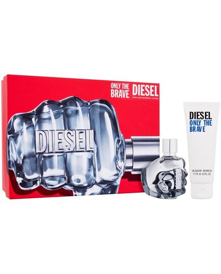 DIESEL ONLY THE BRAVE GIFT SET EDT 50 ML AND SHOWER GEL 75 ML