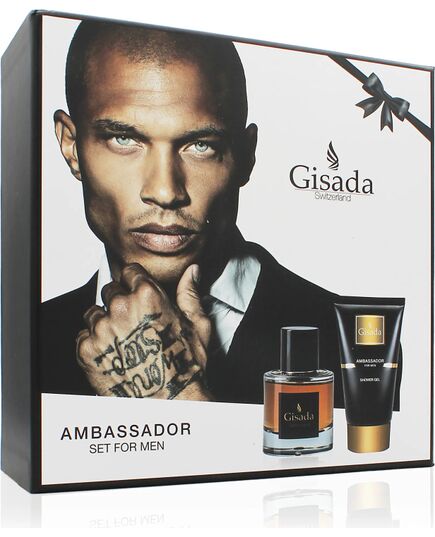 GISADA AMBASSADOR MEN GIFT SET EDP 50 ML A SHOWER GEL 100 ML