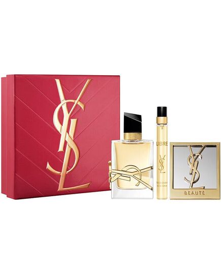 YVES SAINT LAURENT LIBRE GIFT SET EDP 50 ML, MINIATURE EDP 10 ML A KOSMETICKÉ ZRCÁTKO