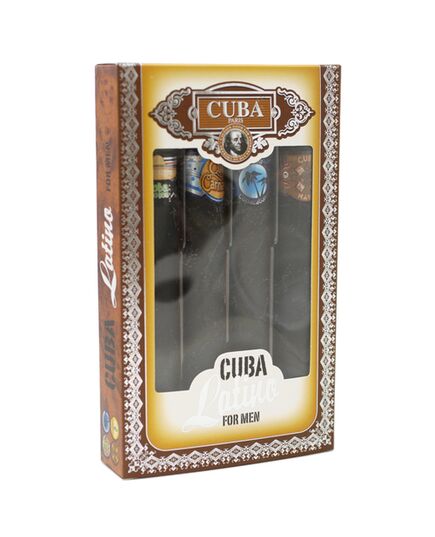 CUBA LATINO CUBA FOR MEN GIFT SET CUBA BRAZIL CARNAVAL EDT 35 ML, CUBA MEXICO CACTUS EDT 35 ML, CUBA MEXICO MAY 35 ML EDT, CUBA BRAZI