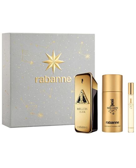 PACO RABANNE 1 MILLION ELIXIR GIFT SET EDP 100 ML, DEOSPRAY 100 ML AND MINIATURE EDT 10 ML