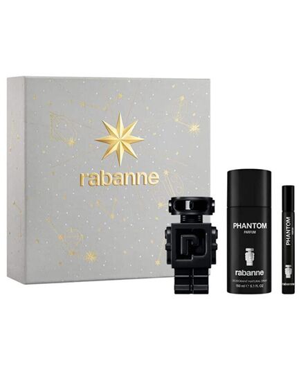 PACO RABANNE PHANTOM GIFT SET PARFUM 50 ML, DEOSPRAY 150 ML AND A MINIATURE PERFUME 10 ML