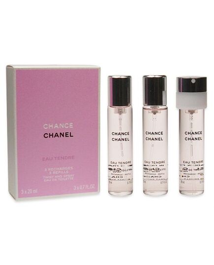 CHANEL CHANCE EAU TENDRE EDT ( 3 X 20 ML )