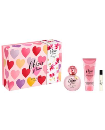 KATE SPADE CHÉRIE JE T´AIME GIFT SET EDP 100 ML, MINIATURE EDP 7,5 ML A SHOWER GEL 100 ML