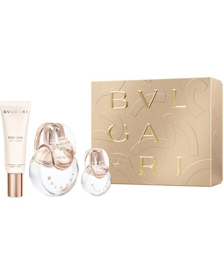 BVLGARI OMNIA CRYSTALLINE DÁRKOVÁ SADA EDT 100 ML, KRÉM NA RUCE 40 ML A MINIATURKA EDT 15 ML