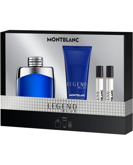 MONT BLANC LEGEND BLUE DÁRKOVÁ SADA EDP 100 ML, SPRCHOVÝ GEL 100 ML A MINIATURKA 2 X 7,5 ML