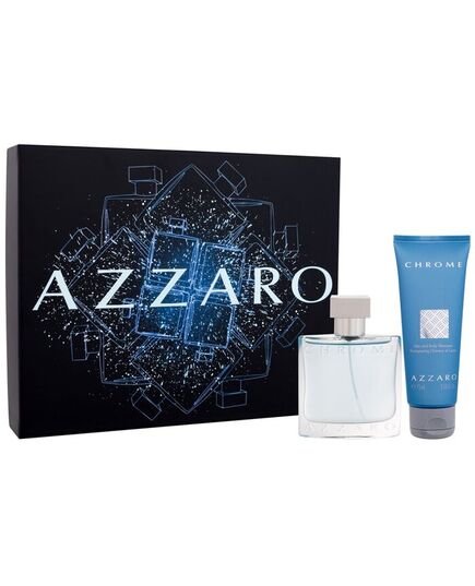 AZZARO CHROME GIFT SET EDT 50 ML AND SHOWER GEL 75 ML