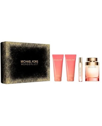 MICHAEL KORS WONDERLUST GIFT SET EDP 100 ML, SHOWER GEL 100 ML, BODY LOTION 100 ML AND MINIATURE EDP 10 ML