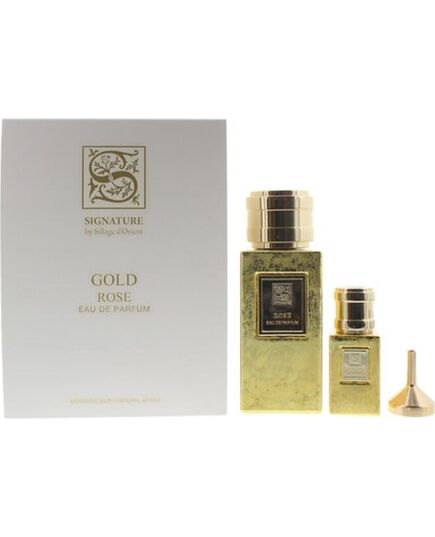 SIGNATURE ROSE DÁRKOVÁ SADA EDP 100 ML, EDP 15 ML A TRYCHTÝŘ