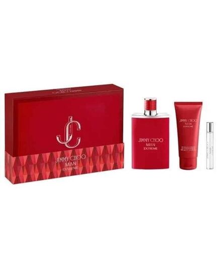 JIMMY CHOO MAN EXTREME GIFT SET EDP 100 ML, SHOWER GEL 100 ML A MINIATURE EDP 7,5 ML