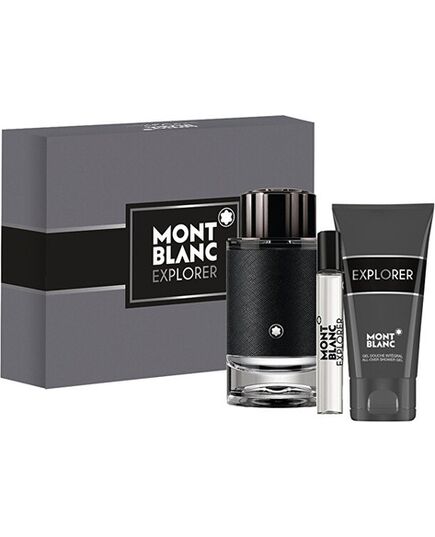 MONT BLANC EXPLORER GIFT SET EDP 100 ML, SHOWER GEL 100 ML AND MINIATURE EDP 7,5 ML