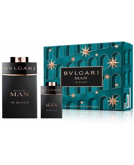 BVLGARI MAN IN BLACK GIFT SET EDP 100 ML A MINIATURE EDP 15 ML