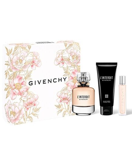 GIVENCHY L´ INTERDIT GIFT SET EDP 80 ML, BODY LOTION 75 ML AND MINIATURE EDP 12.5 ML