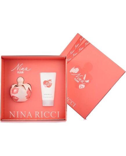 NINA RICCI NINA FLEUR DÁRKOVÁ SADA EDT 80 ML A TĚLOVÉ MLÉKO 75 ML