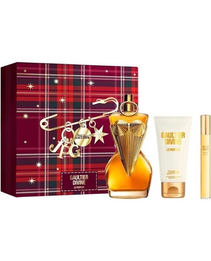 JEAN PAUL GAULTIER DIVINE LE PARFUM DÁRKOVÁ SADA EDP 100 ML, MINIATURKA EDP 10 ML A TĚLOVÉ MLÉKO 75 ML