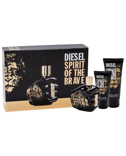 DIESEL SPIRIT OF THE BRAVE SET EDT 125 ML + SHOWER GEL 100 ML + SHOWER GEL 50 ML