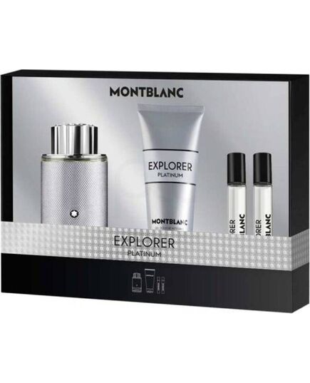MONT BLANC EXPLORER PLATINUM DÁRKOVÁ SADA EDP 100 ML, SPRCHOVÝ GEL 100 ML A MINIATURKA EDP 2 X 7,5 ML