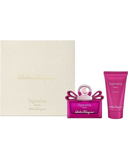 SALVATORE FERRAGAMO SIGNORINA RIBELLE EDP GIFT SET 30 ML AND BODY LOTION 50 ML
