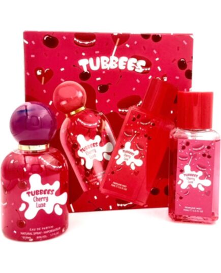 TUBBEES CHERRY LUXE DÁRKOVÁ SADA EDP 50 ML A TĚLOVÝ SPREJ 75 ML