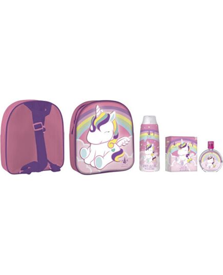 FRAGRANCES FOR CHILDREN EAU MY UNICORN GIFT SET EDT 50 ML, SHOWER GEL 300 ML AND BACKPACK