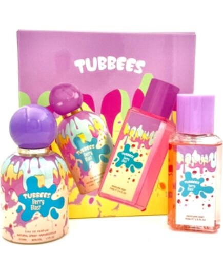 TUBBEES BERRY BLAST DÁRKOVÁ SADA EDP 50 ML A TĚLOVÝ SPREJ 75 ML