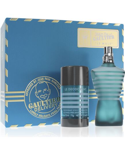 JEAN PAUL GAULTIER LE MALE EAU DE TOILETTE FOR MEN 75 ML + DEOSTICK 75 ML GIFT SET