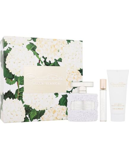 OSCAR DE LA RENTA BELLA BLANCA GIFT SET EDP 100 ML, BODY LOTION 100 ML AND MINIATURE EDP 15 ML