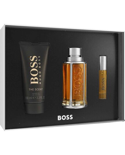 HUGO BOSS BOSS THE SCENT DÁRKOVÁ SADA PRO MUŽE TOALETNÍ VODA 100 ML + SPRCHOVÝ GEL 100 ML + TOALETNÍ VODA 10 ML