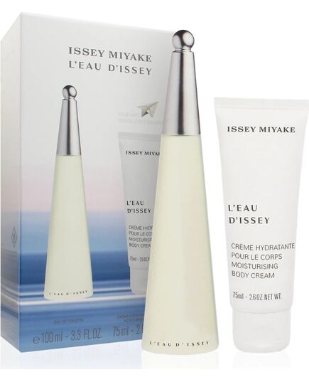 ISSEY MIYAKE L'EAU D'ISSEY EAU DE TOILETTE FOR WOMEN 100 ML + TĚLOVÝ KRÉM 75 ML GIFT SET