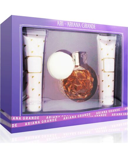 ARIANA GRANDE ARI EAU DE PARFUM FOR WOMEN 100 ML + TĚLOVÉ MLÉKO 100 ML + SPRCHOVÝ GEL 100 ML GIFT SET