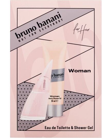 BRUNO BANANI WOMAN GIFT SET EDT 30 ML AND SHOWER GEL 50 ML