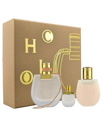 CHLOÉ NOMADE EAU DE PARFUM FOR WOMEN 75 ML + TĚLOVÉ MLÉKO 100 ML + PARFÉMOVANÁ VODA 5 ML GIFT SET