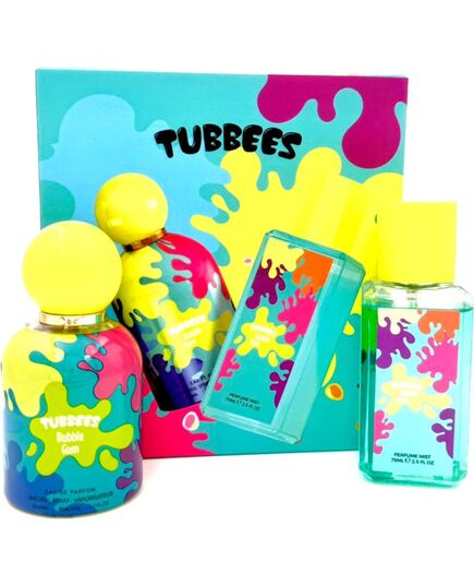 TUBBEES BUBBLE GUM DÁRKOVÁ SADA EDP 50 ML A TĚLOVÝ SPREJ 75 ML