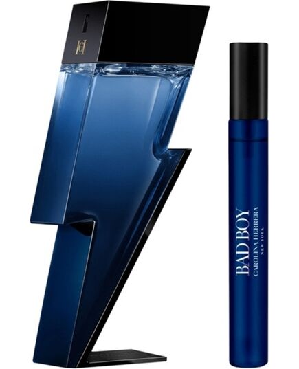 CAROLINA HERRERA BAD BOY COBALT ELECTRIQUE DÁRKOVÁ SADA EDP 100 ML A MINIATURKA EDP 10 ML