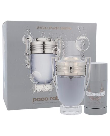 PACO RABANNE INVICTUS GIFT SET EDT 100 ML AND DEOSTICK INVICTUS 75 ML 100ML