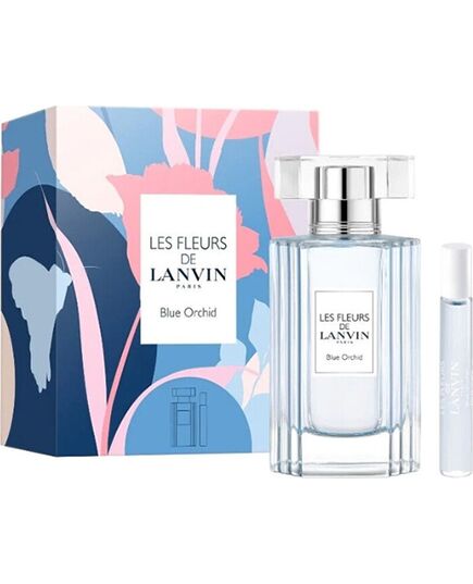 LANVIN BLUE ORCHID GIFT SET EDT 50 ML AND MINIATURE EDT 7.5 ML 50ML