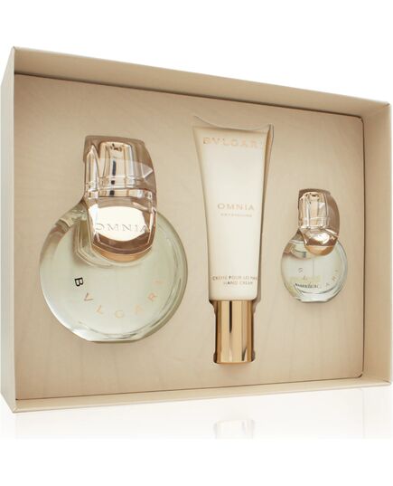 BVLGARI OMNIA CRYSTALLINE SET W (EDT 100ML + CREAM 40ML + EDT 15ML)