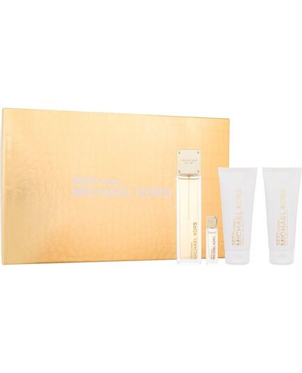 MICHAEL KORS SEXY AMBER DÁRKOVÁ SADA EDP 100 ML, MINIATURKA EDP 5 ML, SPRCHOVÝ GEL 100 ML A TĚLOVÉ MLÉKO 100 ML 100ML