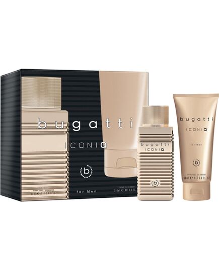 BUGATTI ICONIQ GOLD DÁRKOVÁ SADA EDT 100 ML A SPRCHOVÝ GEL 200 ML 100ML